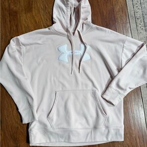 Under Armour Pink/Cream ColdGear Hoodie
